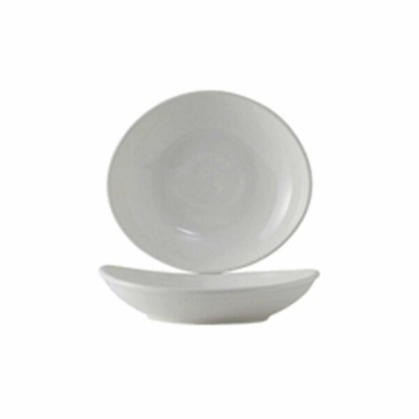 Tuxton China Vitrified China Stackable Soup Cup Eggshell - 10 oz - 2 Dozen BEB-100